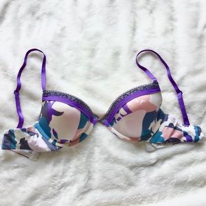 Calvin Klein Floral Multicolor Underwire Bra